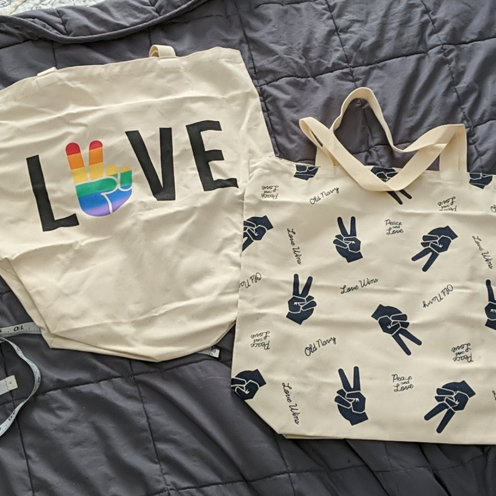Pride tote bags